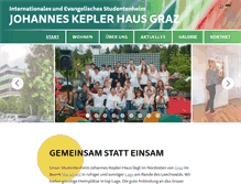 Tablet Screenshot of johannes-kepler-haus.at